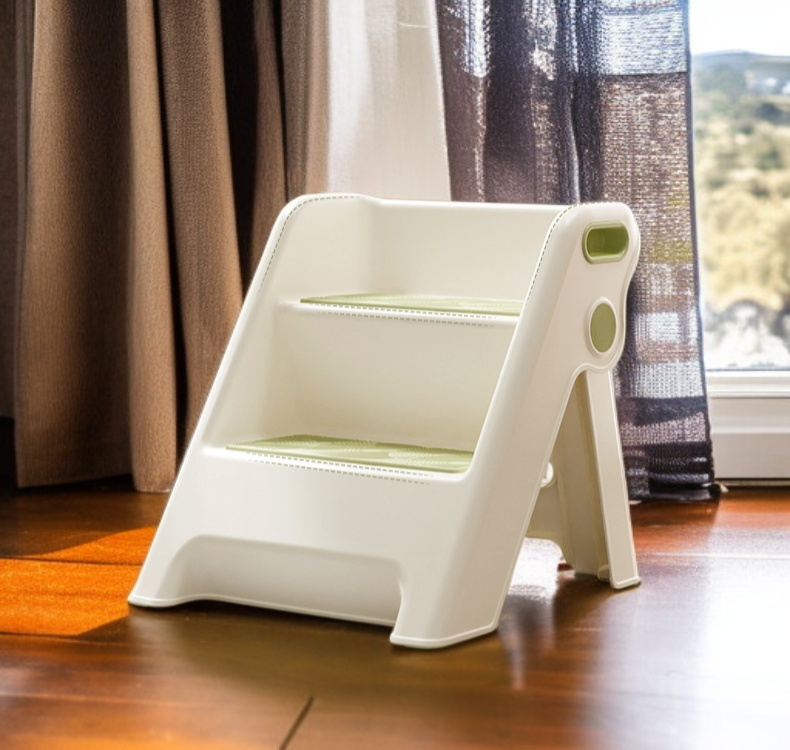 아동용 욕실 계단식 의자 설치 예시