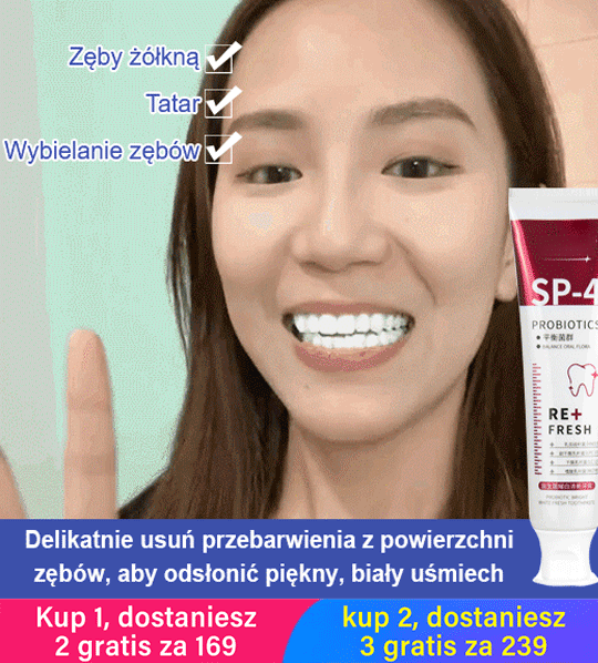 Probiotyczna wybielająca pasta do zębów Shark