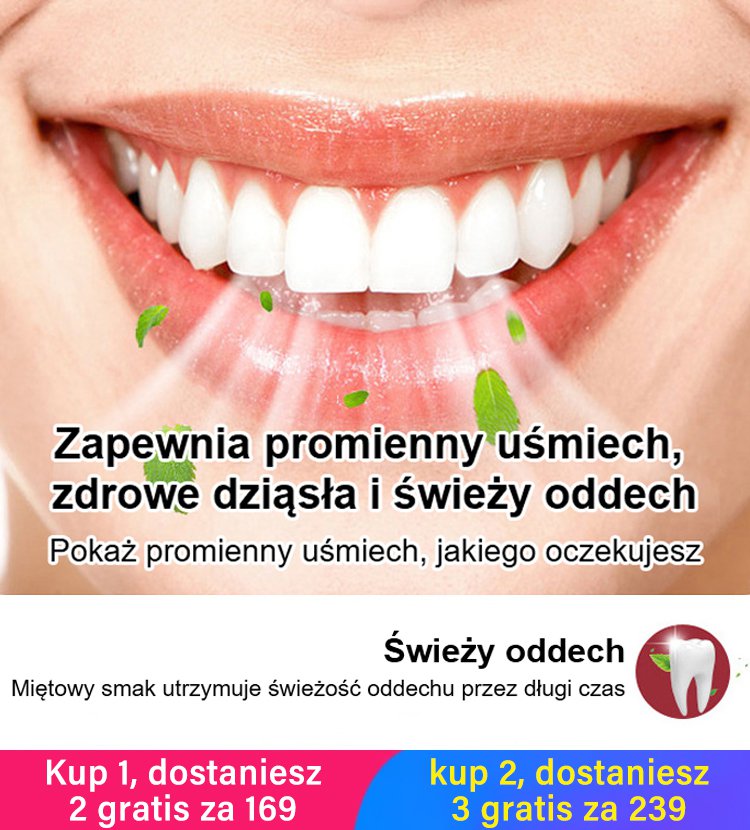 Probiotyczna wybielająca pasta do zębów Shark
