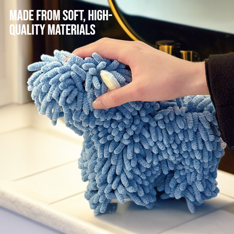 Soft and absorbent hand towel for kids