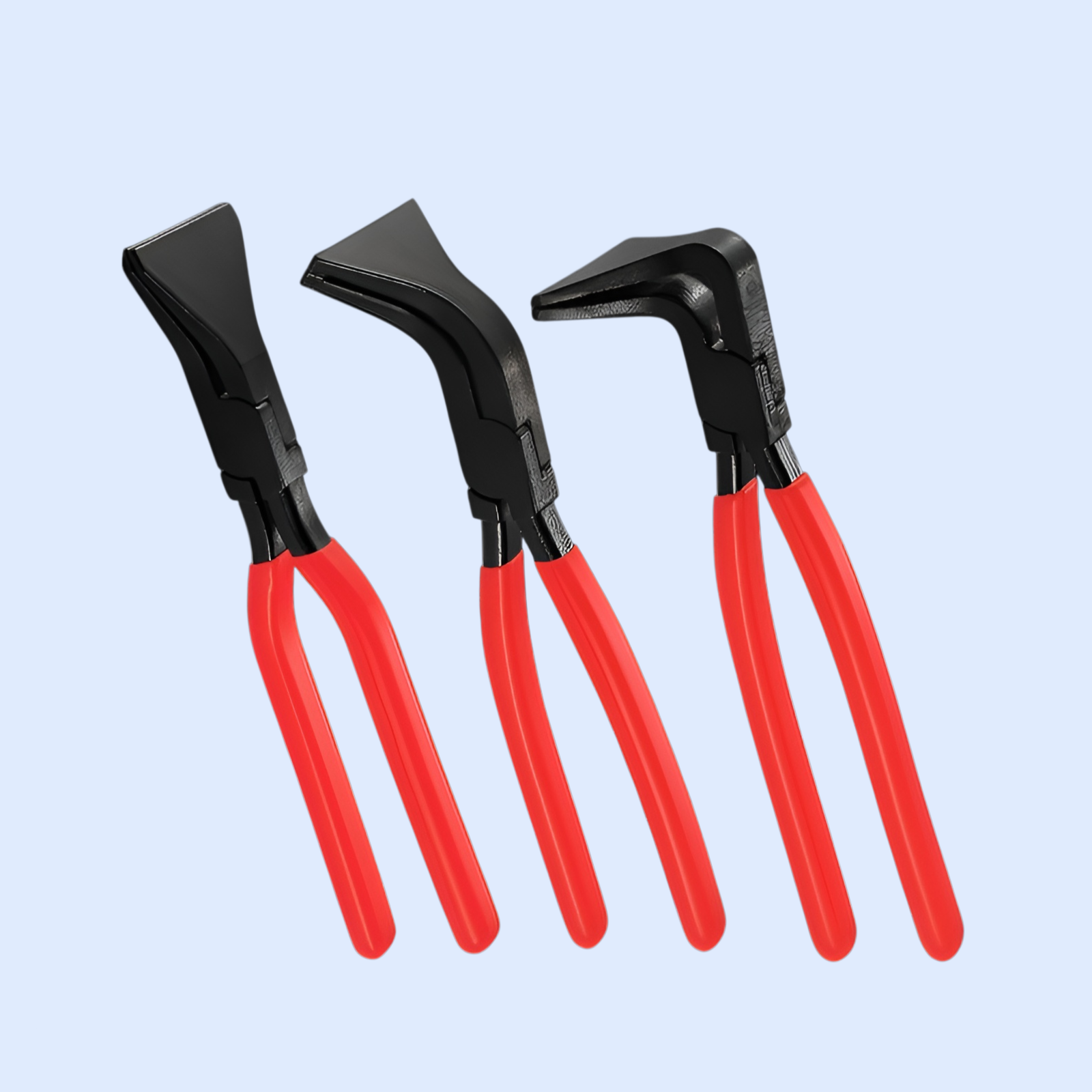 كماشة ثني مقاومة للصدأ، كماشة صاج بمقبض مانع للانزلاق وفم مسطح