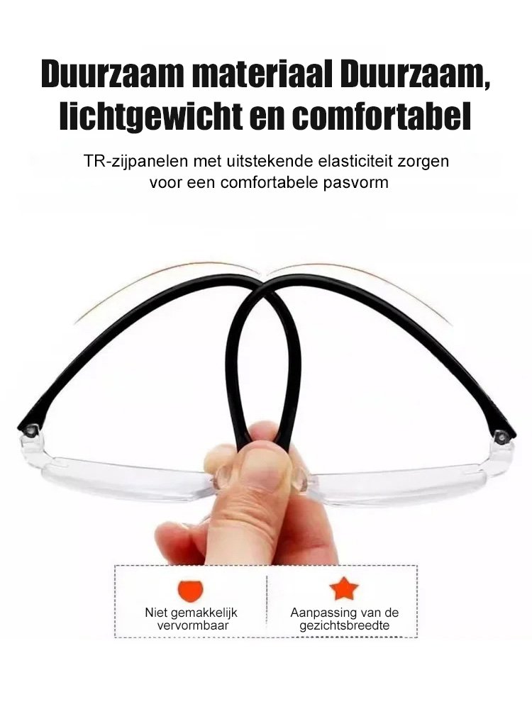 Zwarte technologie anti-straling leesbril