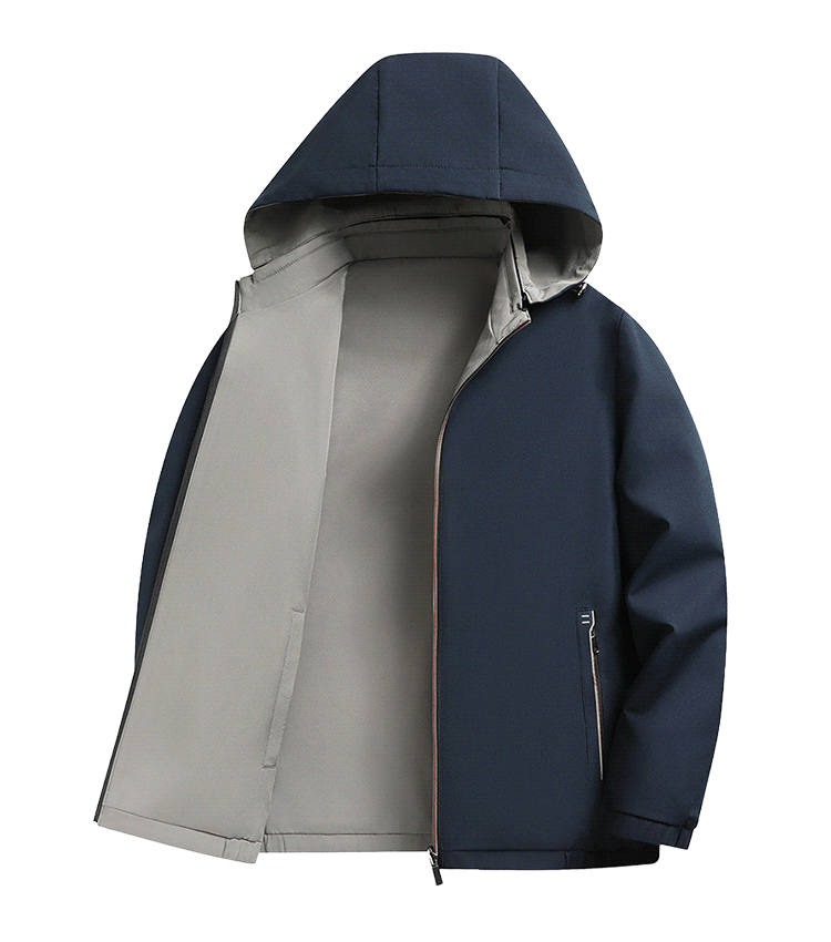 【옷 하나로 네 가지 스타일】양면 탈착 방풍 재킷