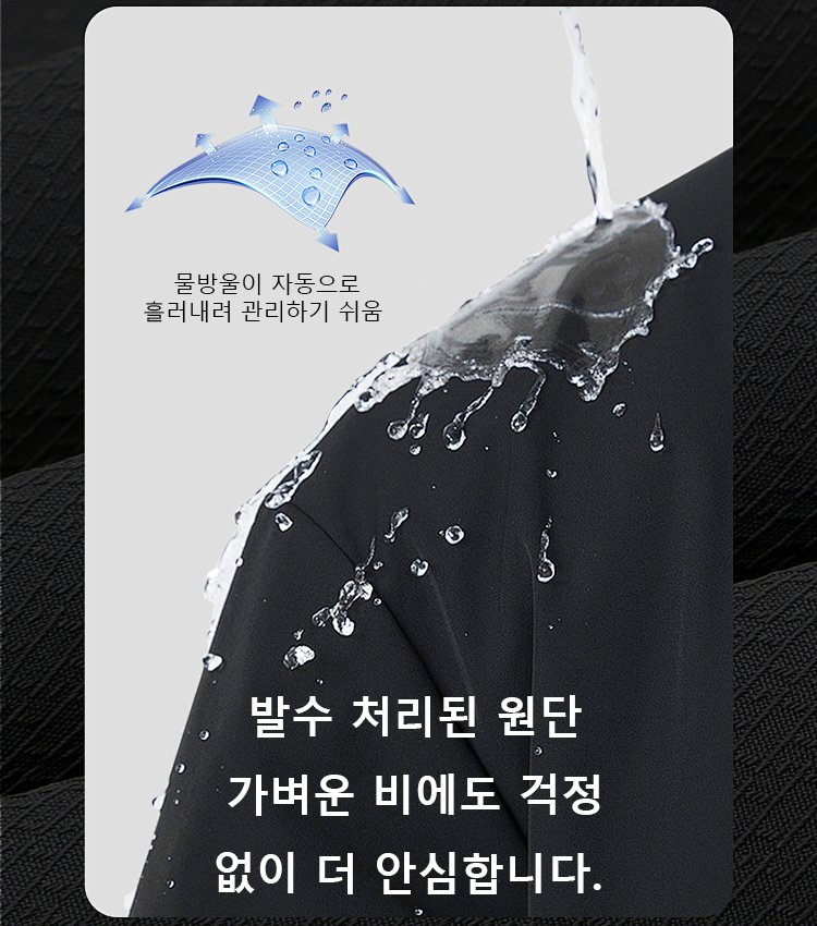 【옷 하나로 네 가지 스타일】양면 탈착 방풍 재킷
