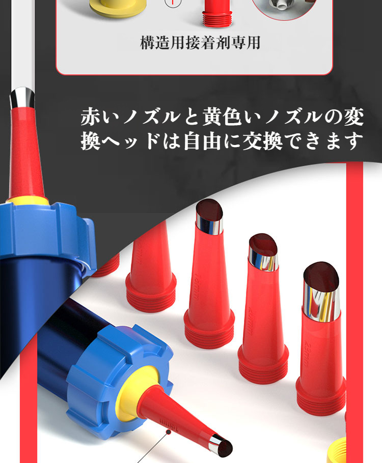 簡単に清掃できるアプリケーターキットの説明画像