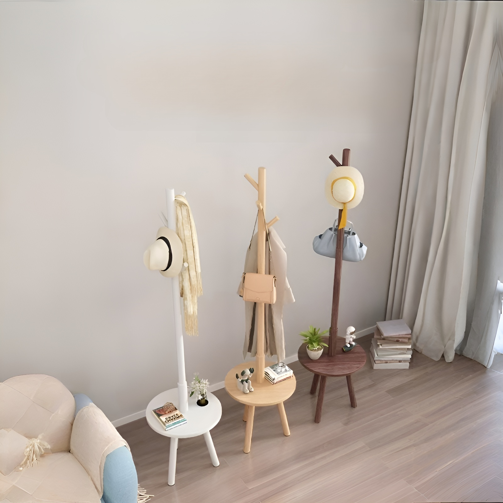 거실 착지식 옷걸이