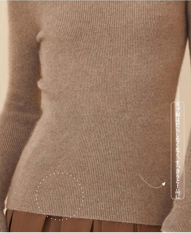 様々なカラー展開のカシミヤニット