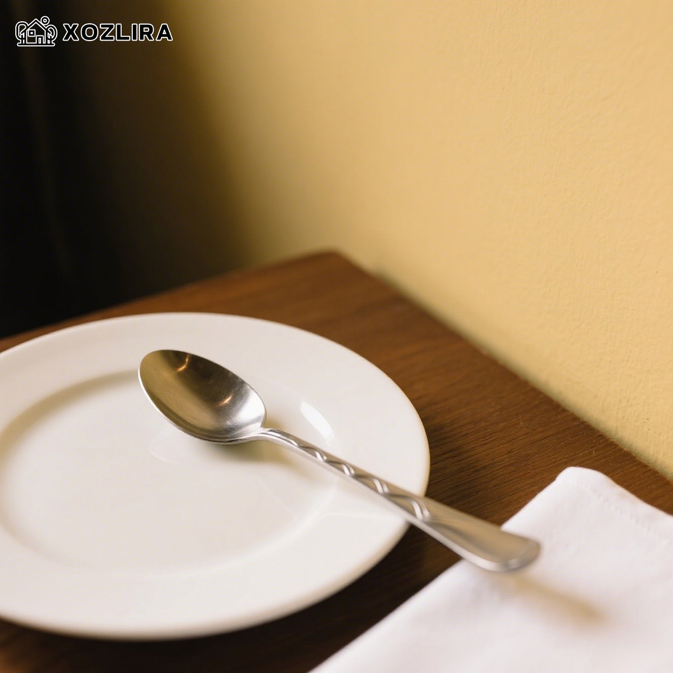 두꺼운 스테인리스 스틸 수프 스푼