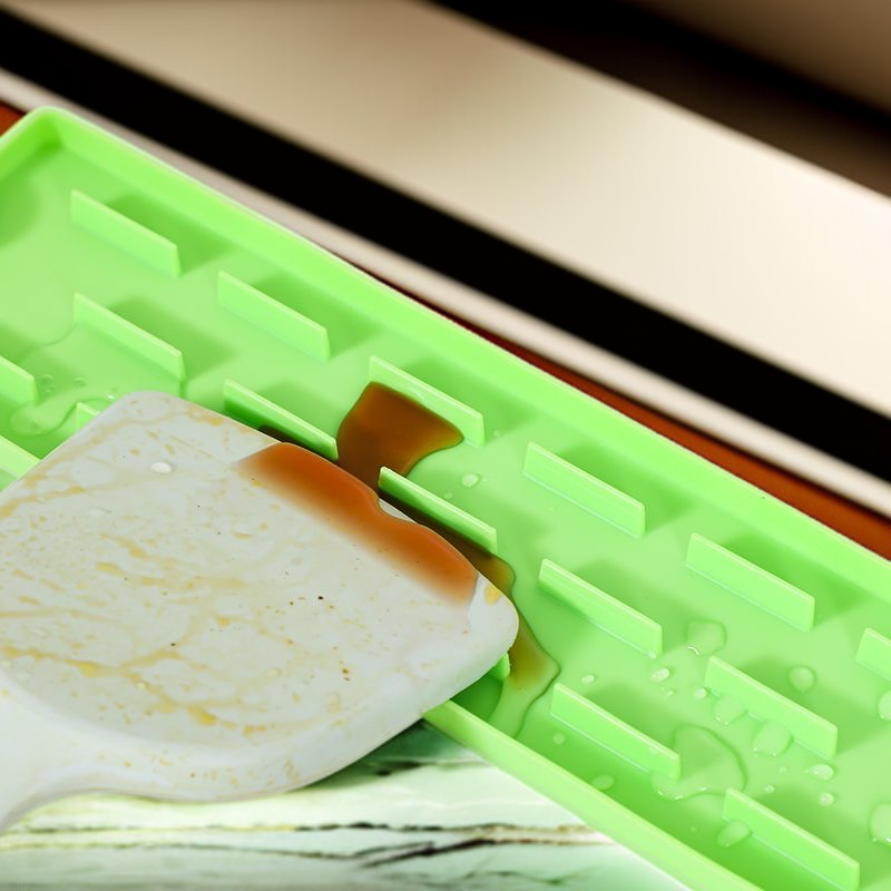 多功能硅胶窄缝锅盖收纳垫