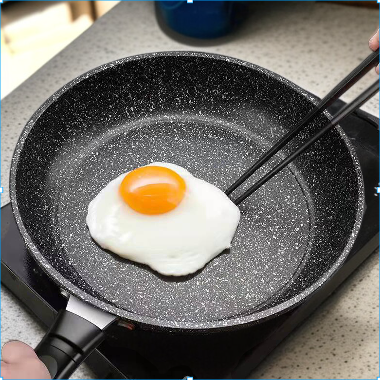 フライパン ノンスティックパン 家庭用 医療用 石製 パンケーキパン 多機能 無煙オムレツパン フライパン ガスコンロ 調理器具