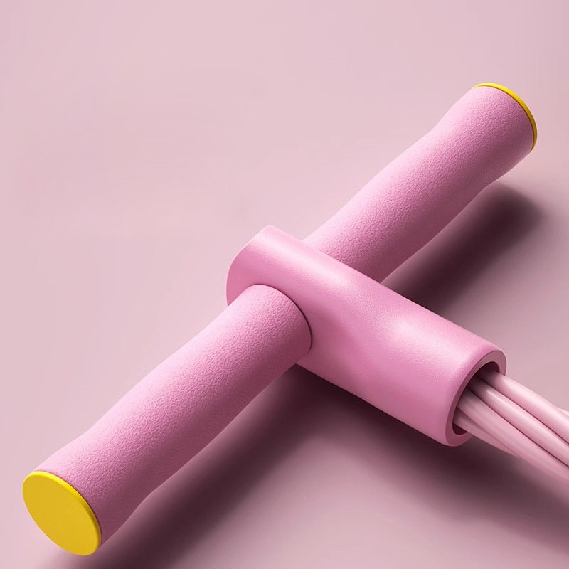 Protahovací zařízení pro břišní svaly s napětím pedálů