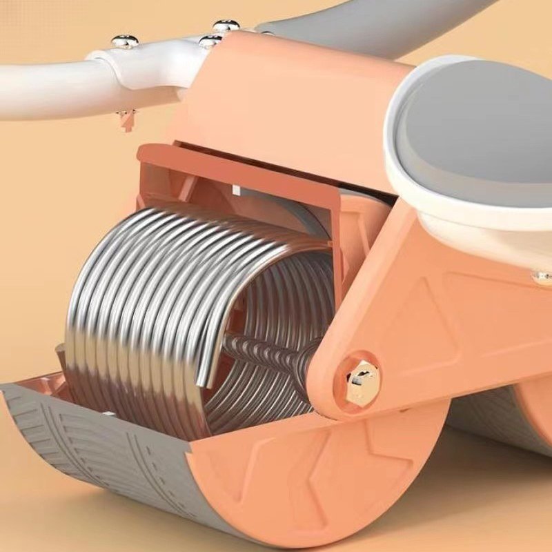 Trénink břišních svalů s dvojitým odrazem a ložiskem břišního kola