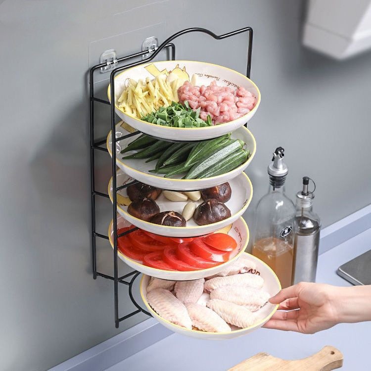 Podlahový přenosný stěnný vícevrstvý stojan