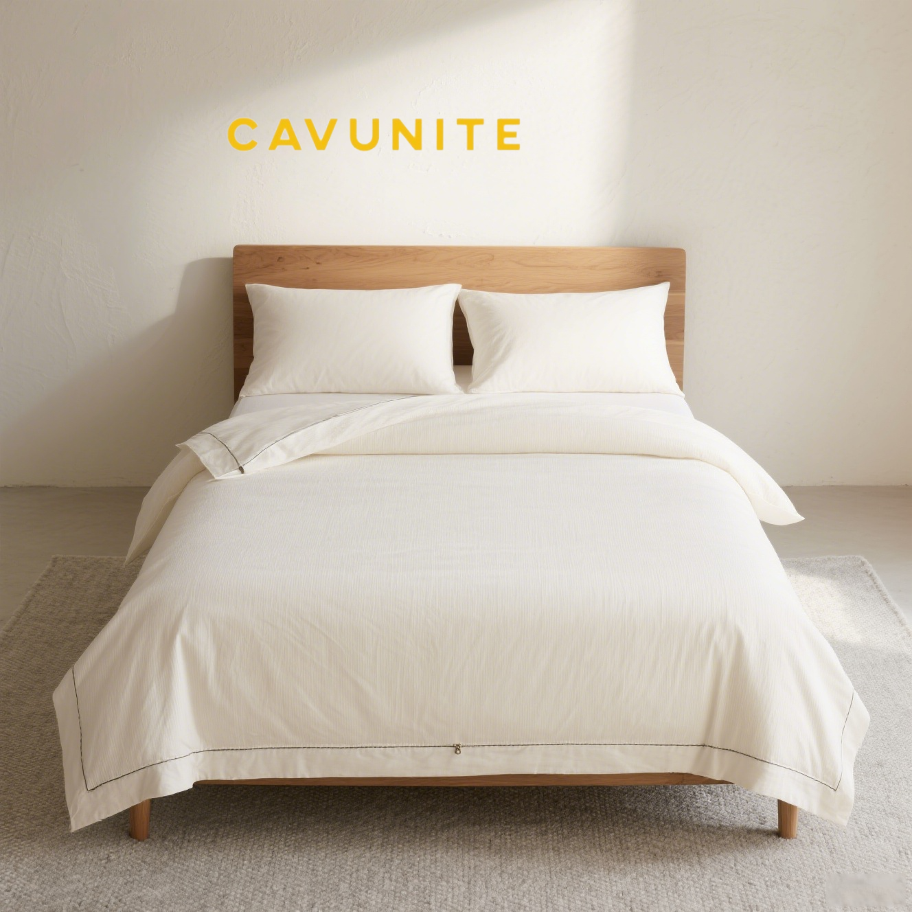 純綿無地寝具4点セットの全体画像