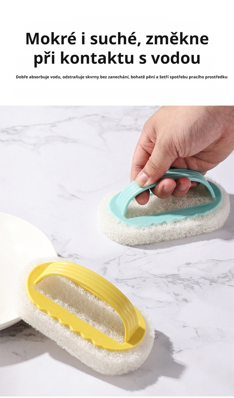 Multifunkční čisticí kartáč s držadlem