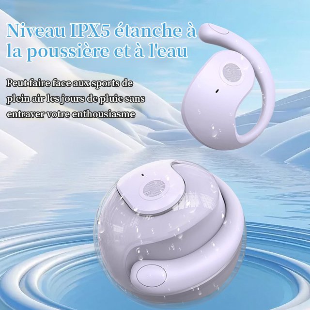 Petite boule de noix de coco, écouteurs à réduction de bruit non intra-auriculaires.