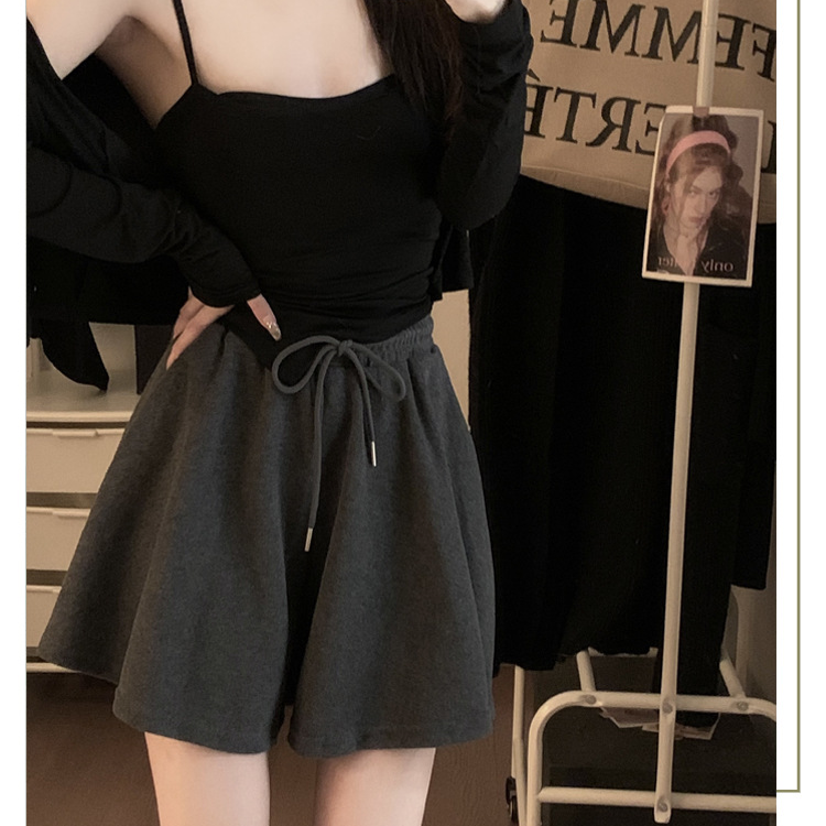 バレエ スカート パンツ ワイドパンツ スカート 夏 ハイウエスト ドレープ スカートパンツ アスレチック カジュアル ズボン おしゃれ