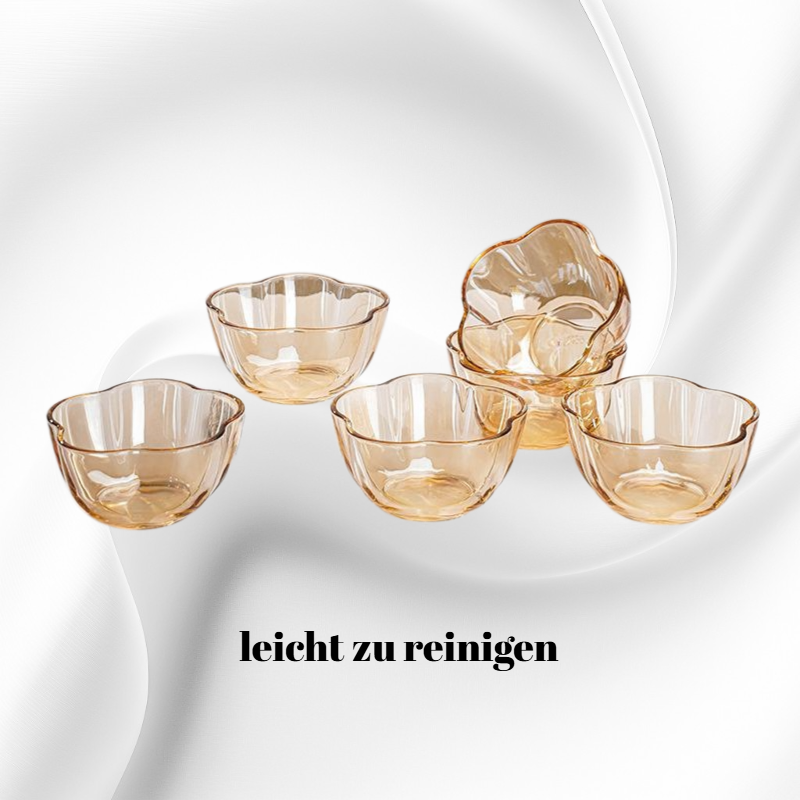 Mini Glas Schüssel für Gewürze und Salate