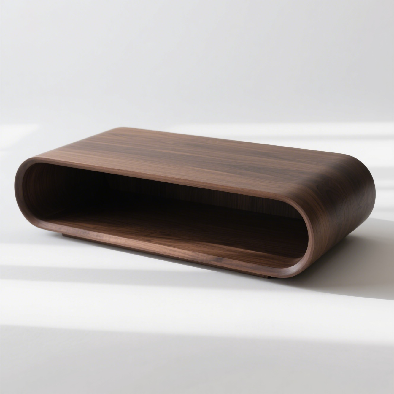 Mesa de centro creativa de madera maciza para el hogar