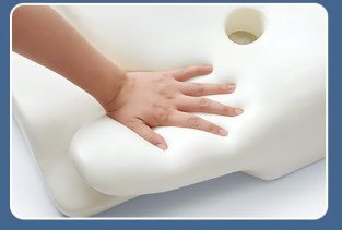 Comfortable cervical support pillow for better sleep