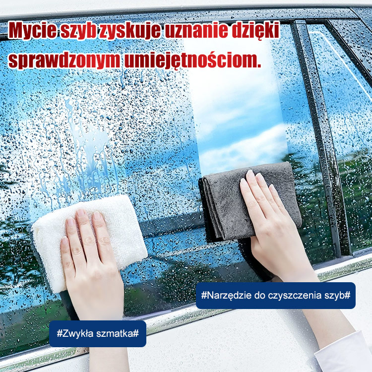 Ściągaczka do szyb nie pozostawiająca smug