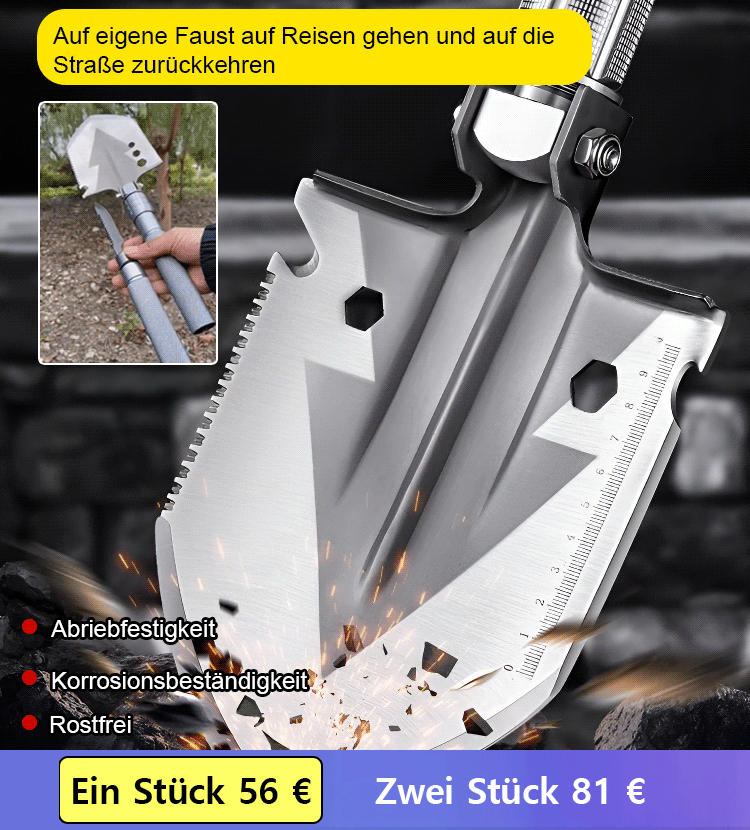 Multifunktionale Klappschaufel Outdoor Survival Gear