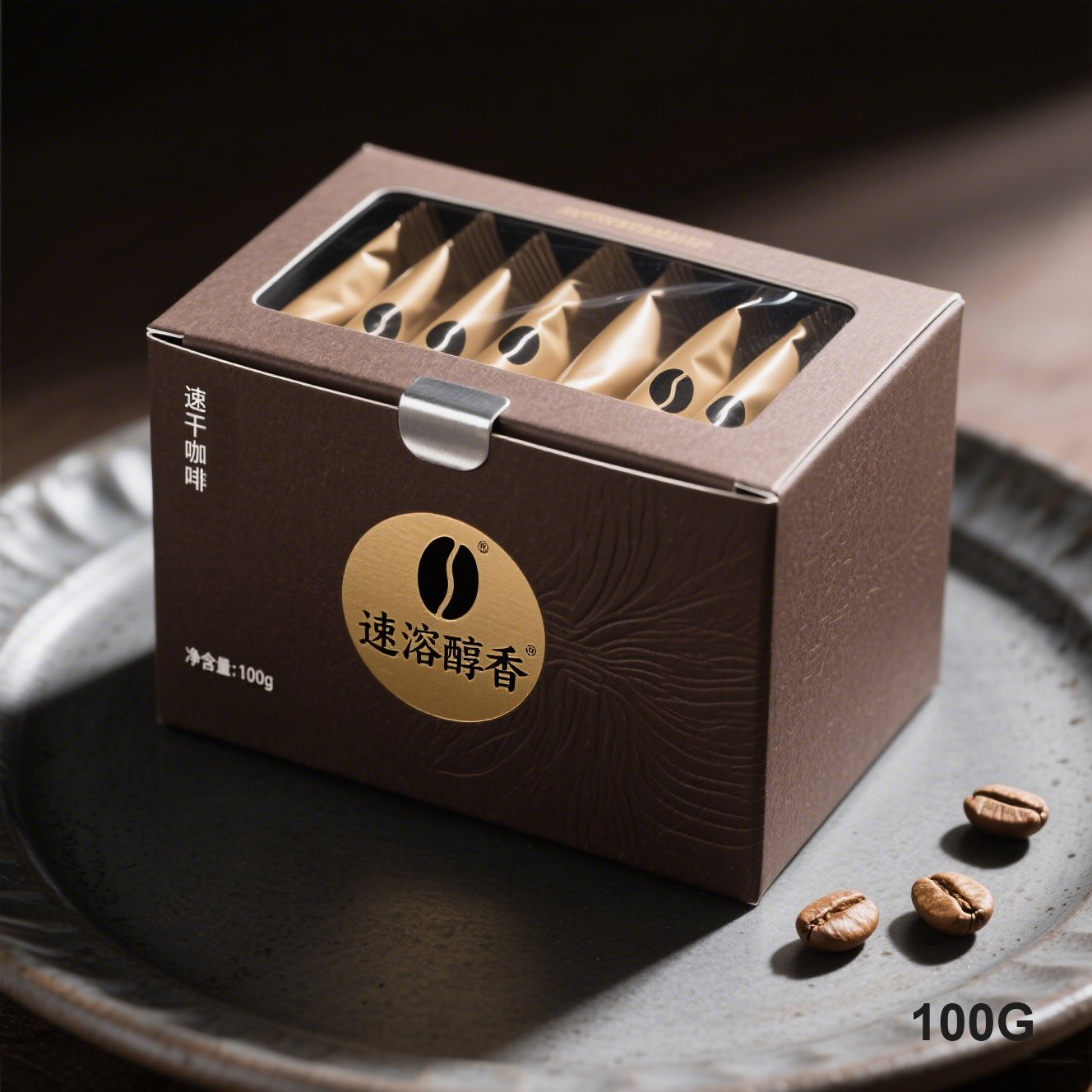 2er Pack löslicher Bitterkaffee nebeneinander