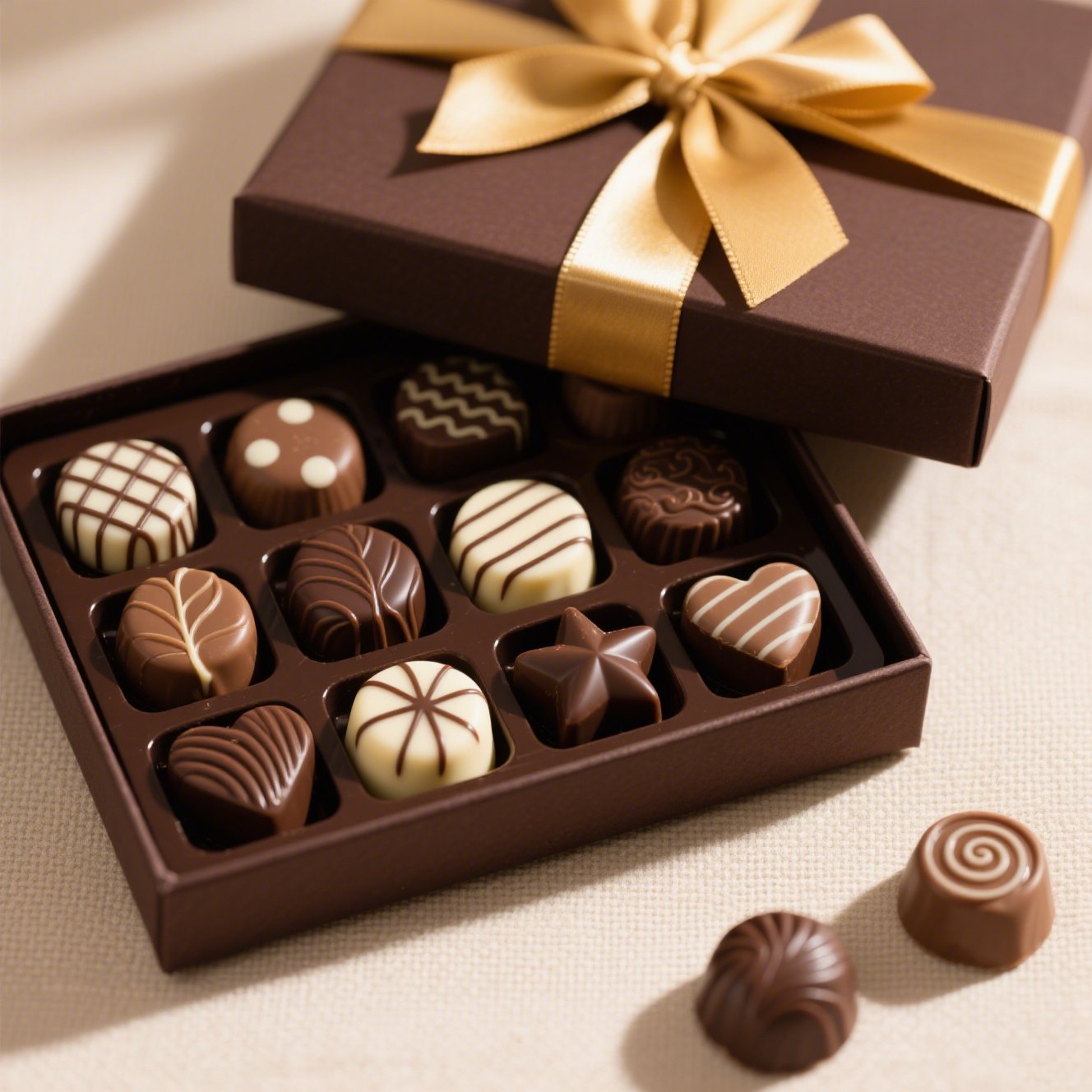 2er-Set Schokoladengeschenkbox, jeweils 500g