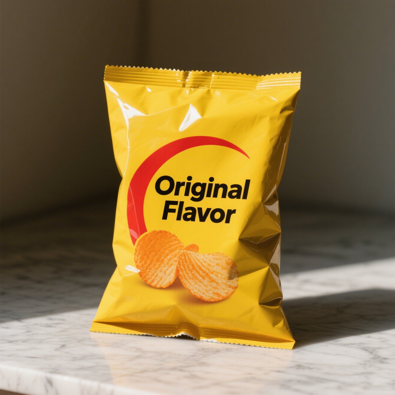 5er Pack Originalgeschmack Kartoffelchips 100g auf weißem Hintergrund