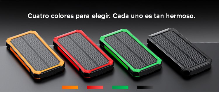 Cargador solar inalámbrico impermeable para exteriores