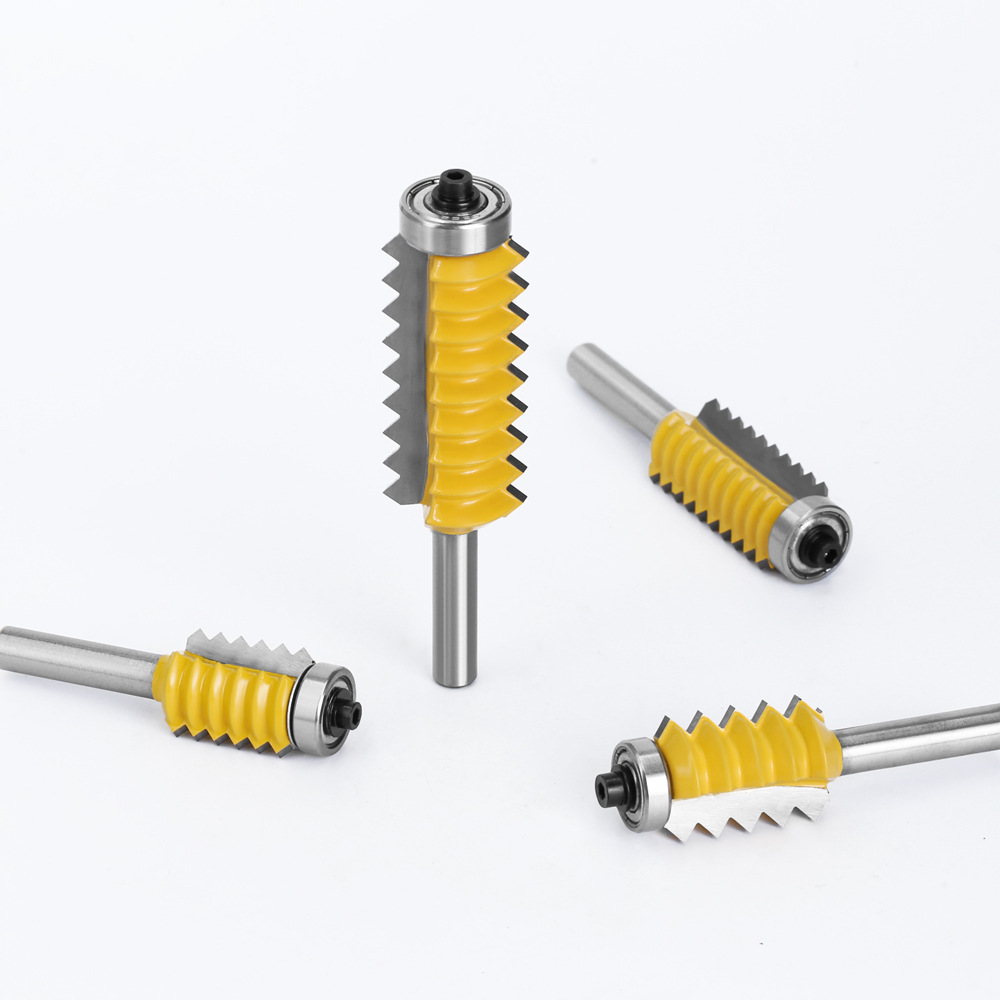 Mango de 8 mm Fresa multidiente para mortajar y espigar Fresa para trabajar la madera Fresa de línea