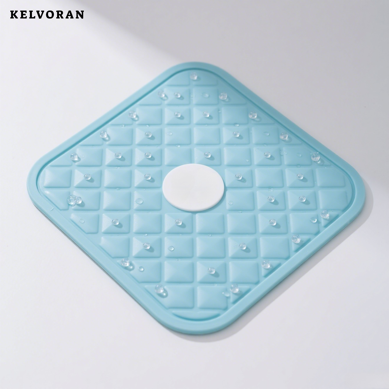 Soft absorbent bathroom floor mat
