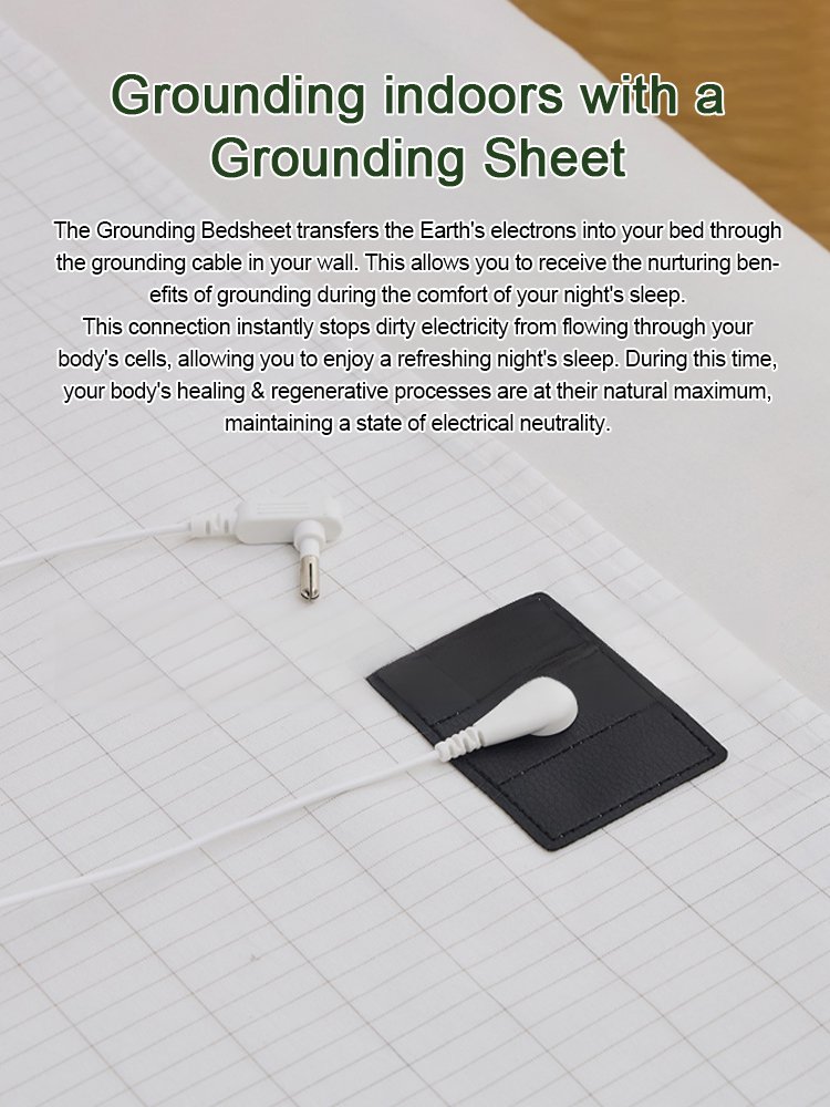 [Improved Sleep,Increased Energy]Medical grade silver fiber grounding sheet
