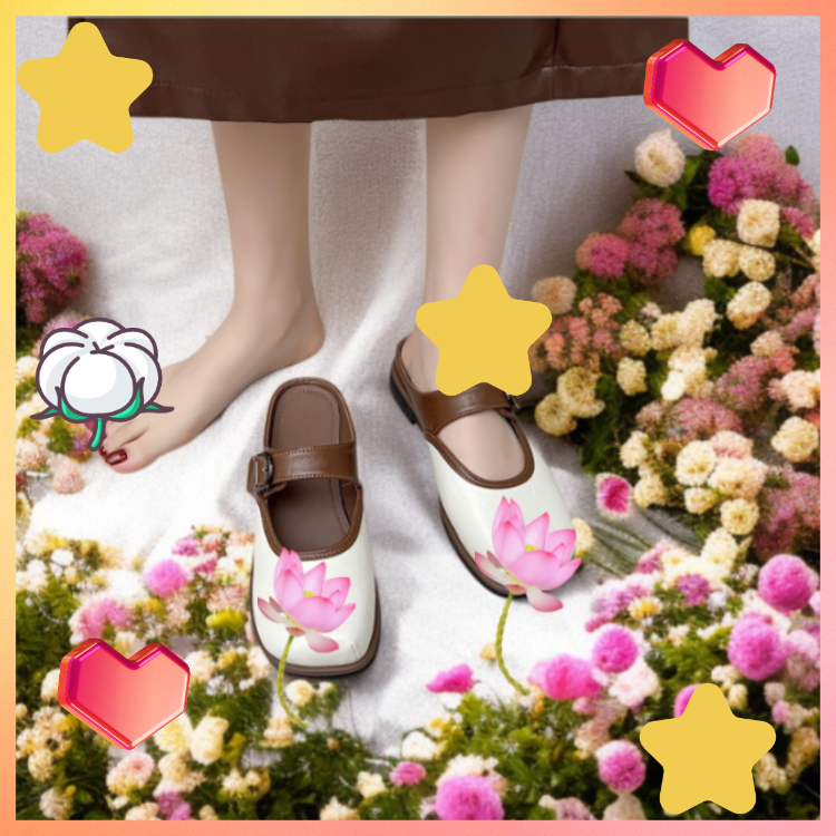 シングルシューズタイプの多用途ハーフスリッパ