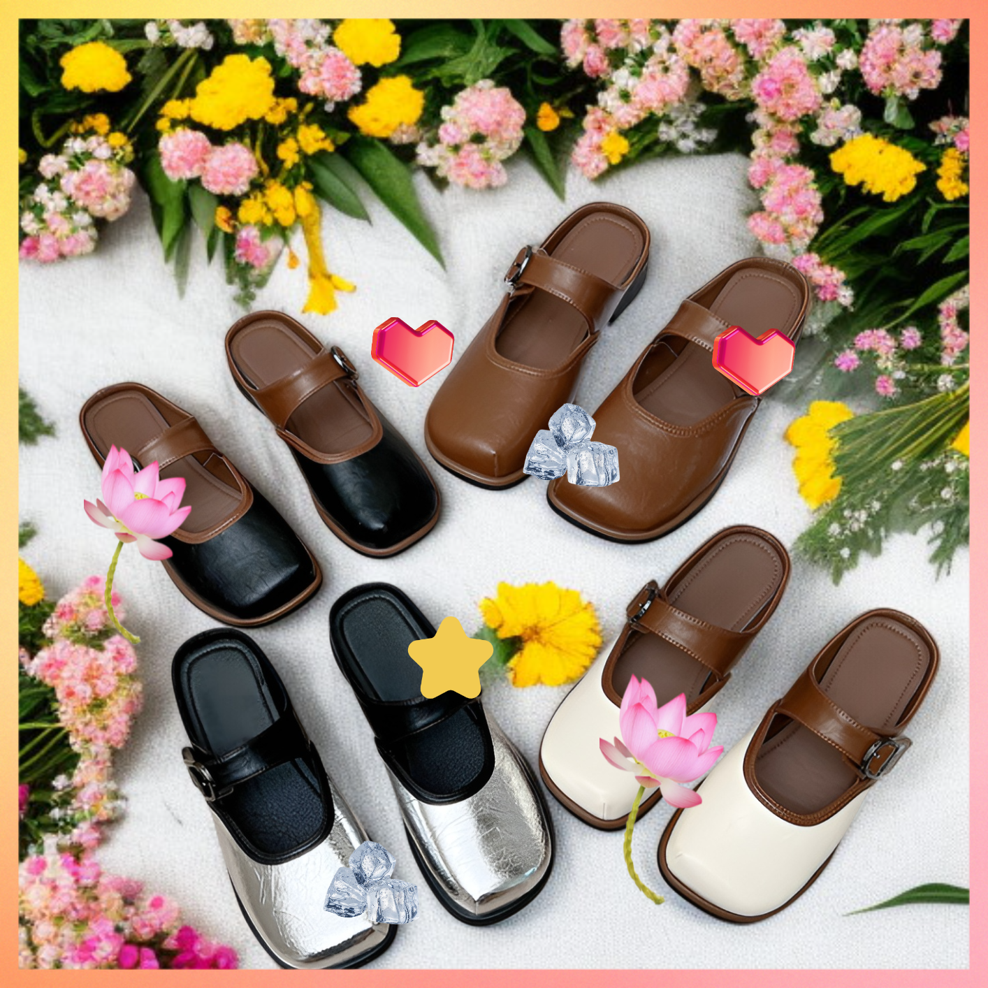 オールマッチデザインのレディーススリッパ着用イメージ