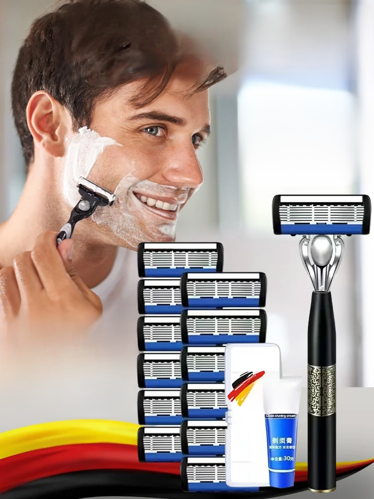 7-layer blade manual shaving razor set