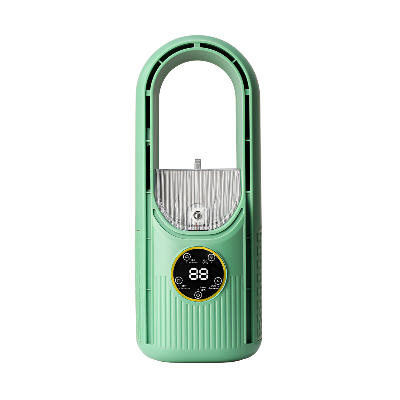 リーフレスファン電動ファンホーム寮エアコンファンUSB冷却ファンスプレー水冷ナイトライトデスクトップファン