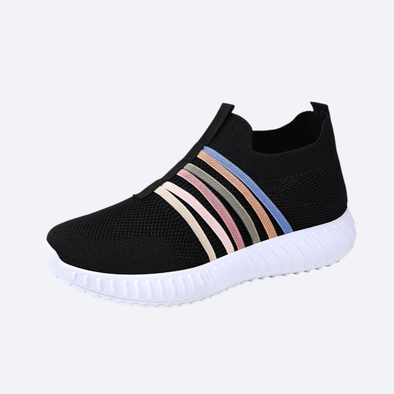 レディース 一脚蹬 通気性 フェルトソール シューズ