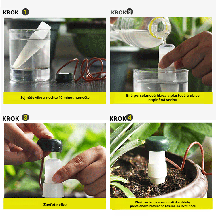 Automatický zavlažovač pro lenochy