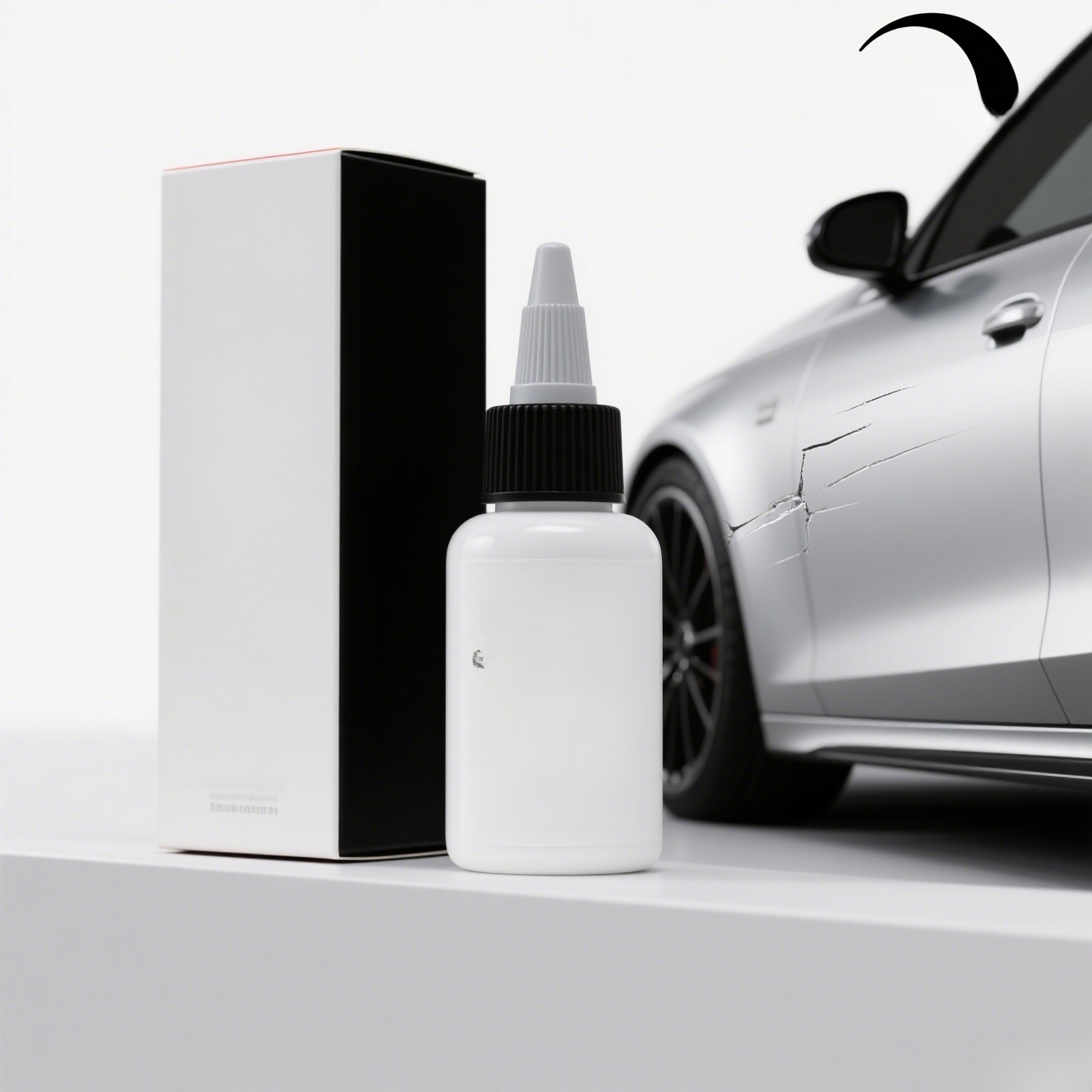 Kapalina na opravu škrábanců na autě