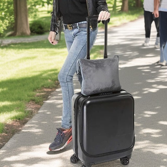 クッションとしても使える多機能ブランケット