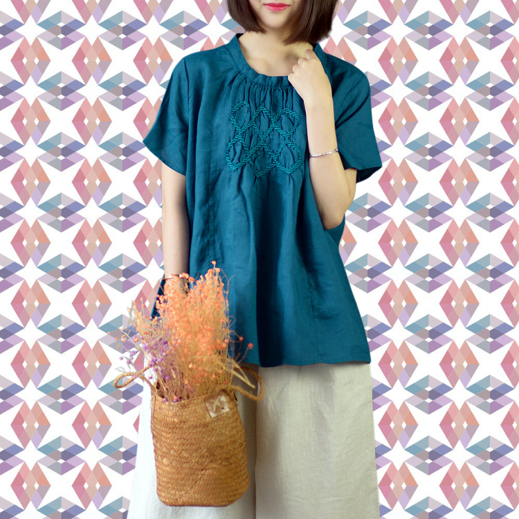 【リネンブラウス】レディース　ブラウス リネン　肌触りがいい