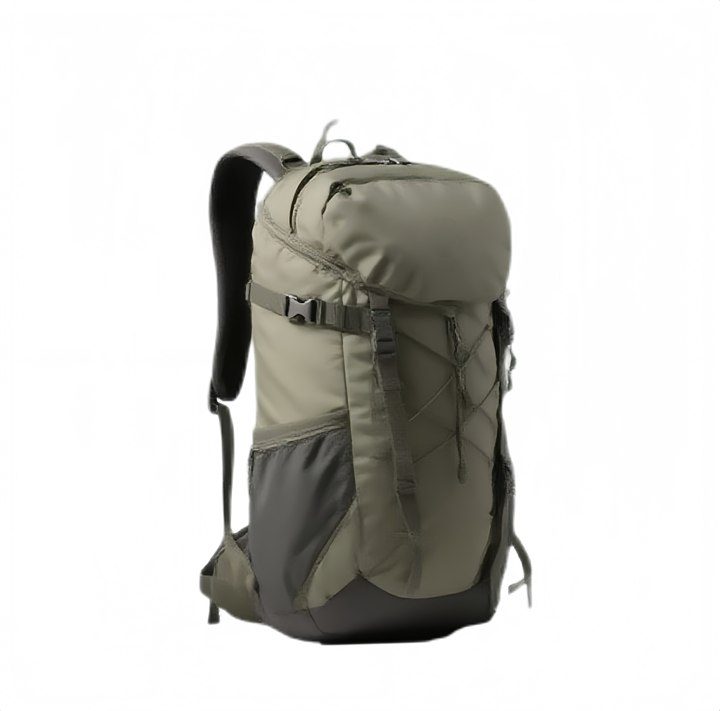 Voděodolný tmavě zelený outdoorový batoh