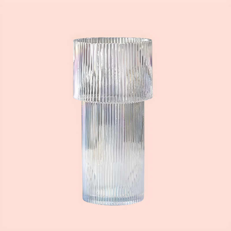 Chinese vertical glass vase