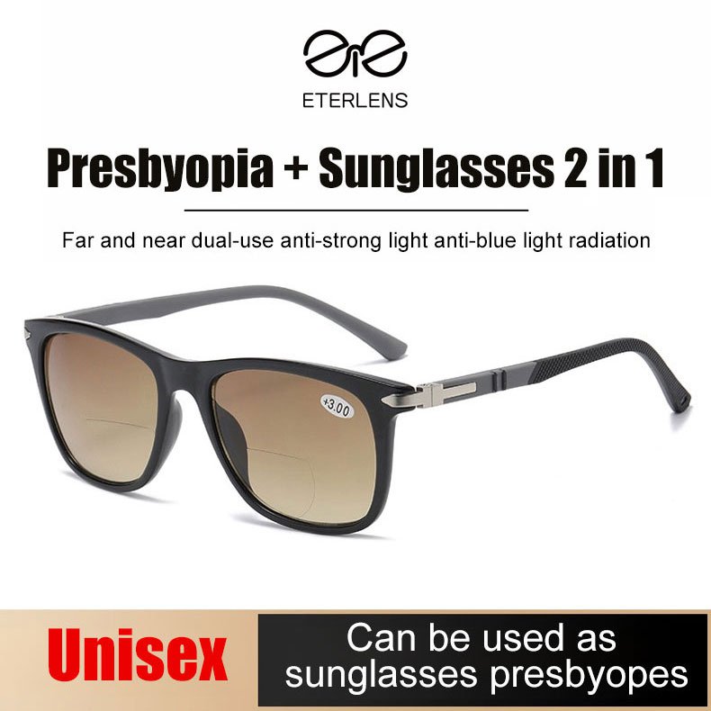 Dual-light far and near dual-purpose sun presbyopes
