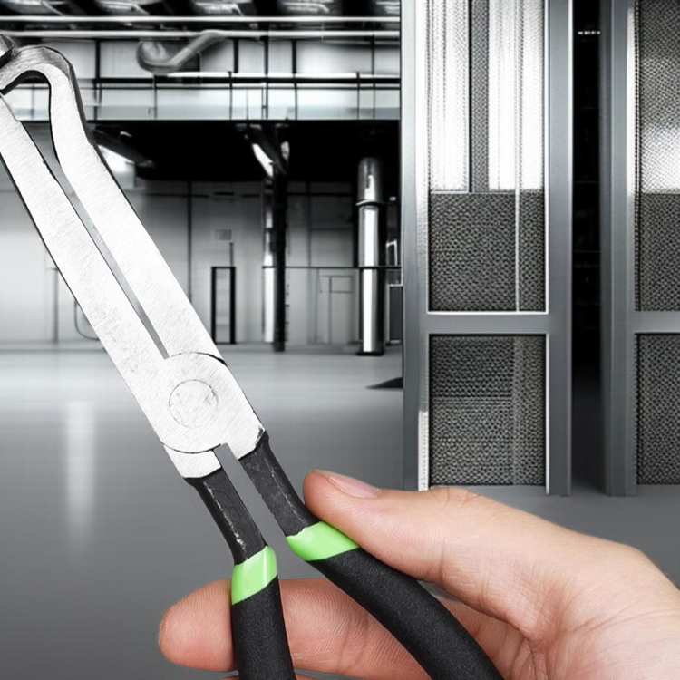 공구함에 들어있는 절단 플라이어