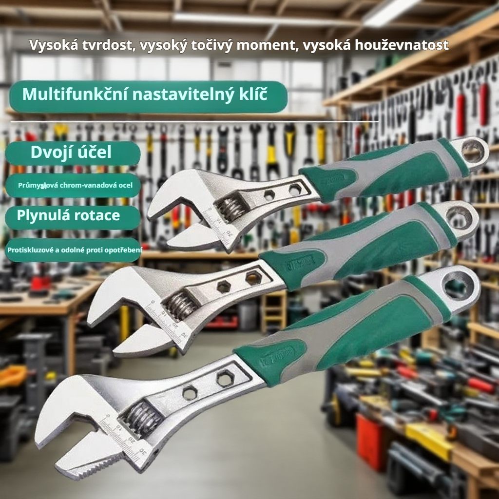 Multifunkční nastavitelný klíč nářadí