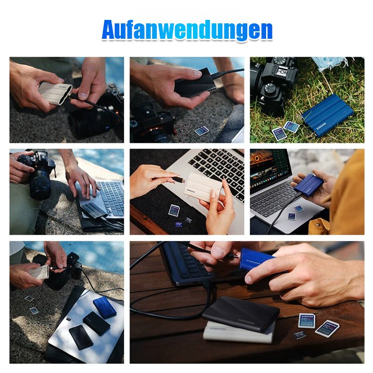 Hochgeschwindigkeits tragbare mobile SSD-Festplatte