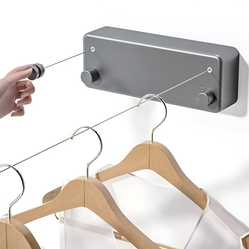 무타공 와이어 빨랫줄