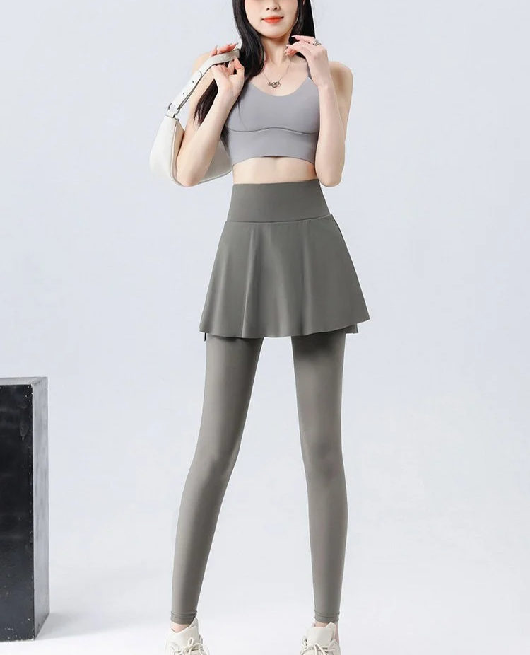 힙업 효과가 뛰어난 요가 스커트 레깅스